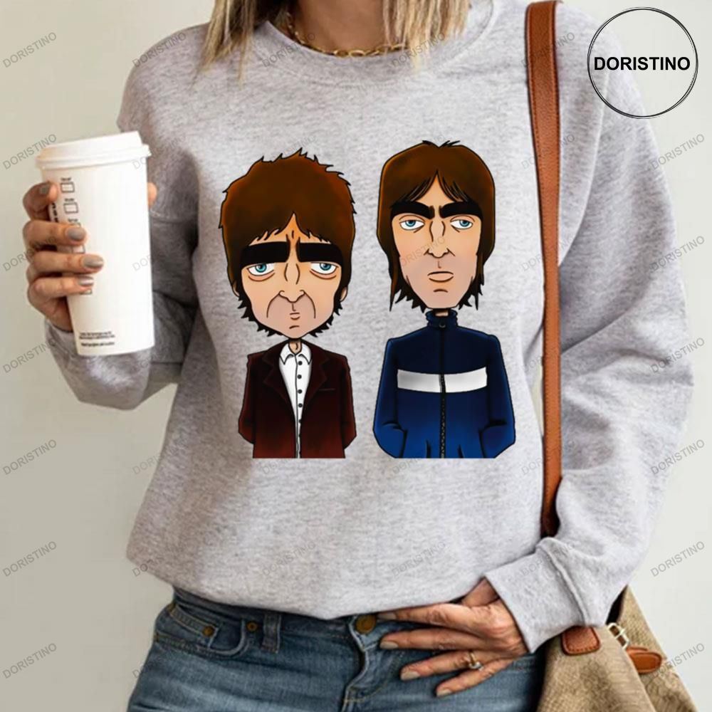 T-shirt Uomo Oasis – Definitely Maybe BW Art, Cotone Nero, Girocollo